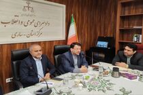 تأکید دادستان مرکز مازندران بر تسریع در رسیدگی‌ها و تقویت اعتماد عمومی