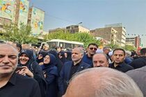 وزیر دادگستری در مراسم تشییع پیکر شهدای اقتدار حضور یافت