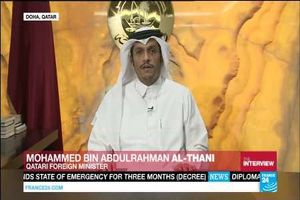 وزیرخارجه قطر: امارات در جایگاه قضاوت نیست/دوحه خواهان گفتگو سر میز مذاکره است