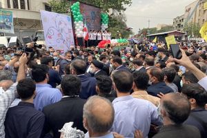 حضور رئیس‌جمهور در راهپیمایی روز جهانی قدس