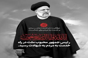 پیام مدیرعامل شرکت آب منطقه ای اصفهان به مناسبت شهادت رئیس جمهور و هیئت همراه