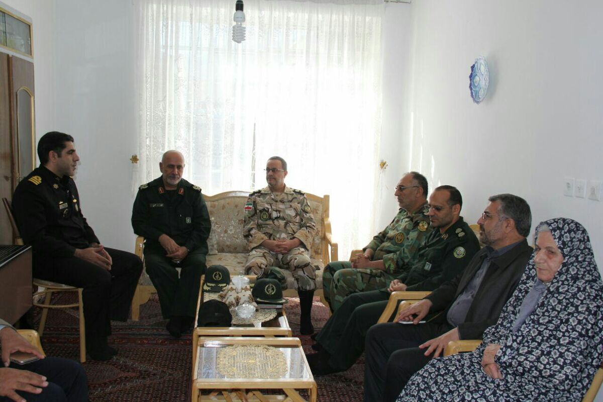 دیدارباخانواده شهیدآدمی