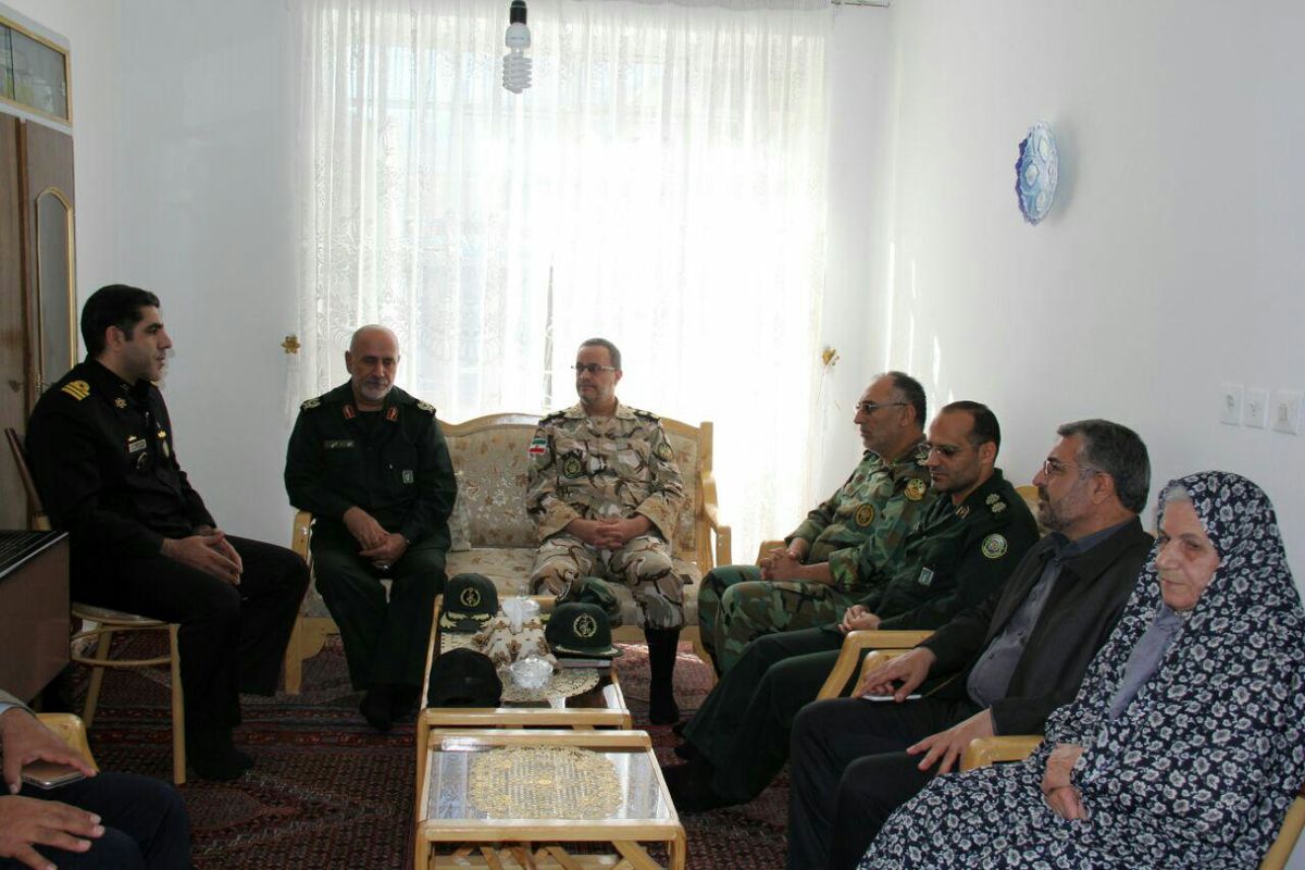 دیدارباخانواده شهیدآدمی