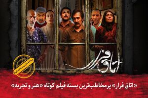 فیلم کوتاه «اتاق فرار» پرمخاطب‌ترین بسته هنر و تجربه شد