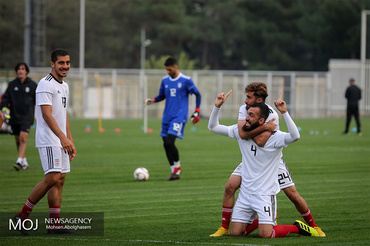 تمرین تیم ملی فوتبال - ۲۱ مهر ۱۳۹۷-روزبه چشمی