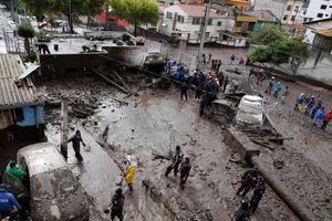 رانش زمین در اکوادور دستکم ۲۴ قربانی گرفت