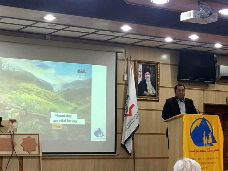 درخشش پژوهشگر گیلانی در جشنواره دوسالانه کوه نوشتهها