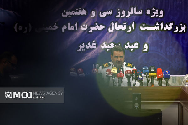 نشست خبری رییس پلیس راهور تهران بزرگ