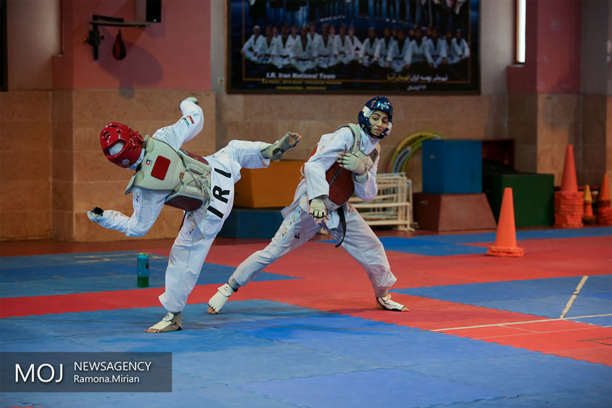 تمرین تیم ملی تکواندو بانوان