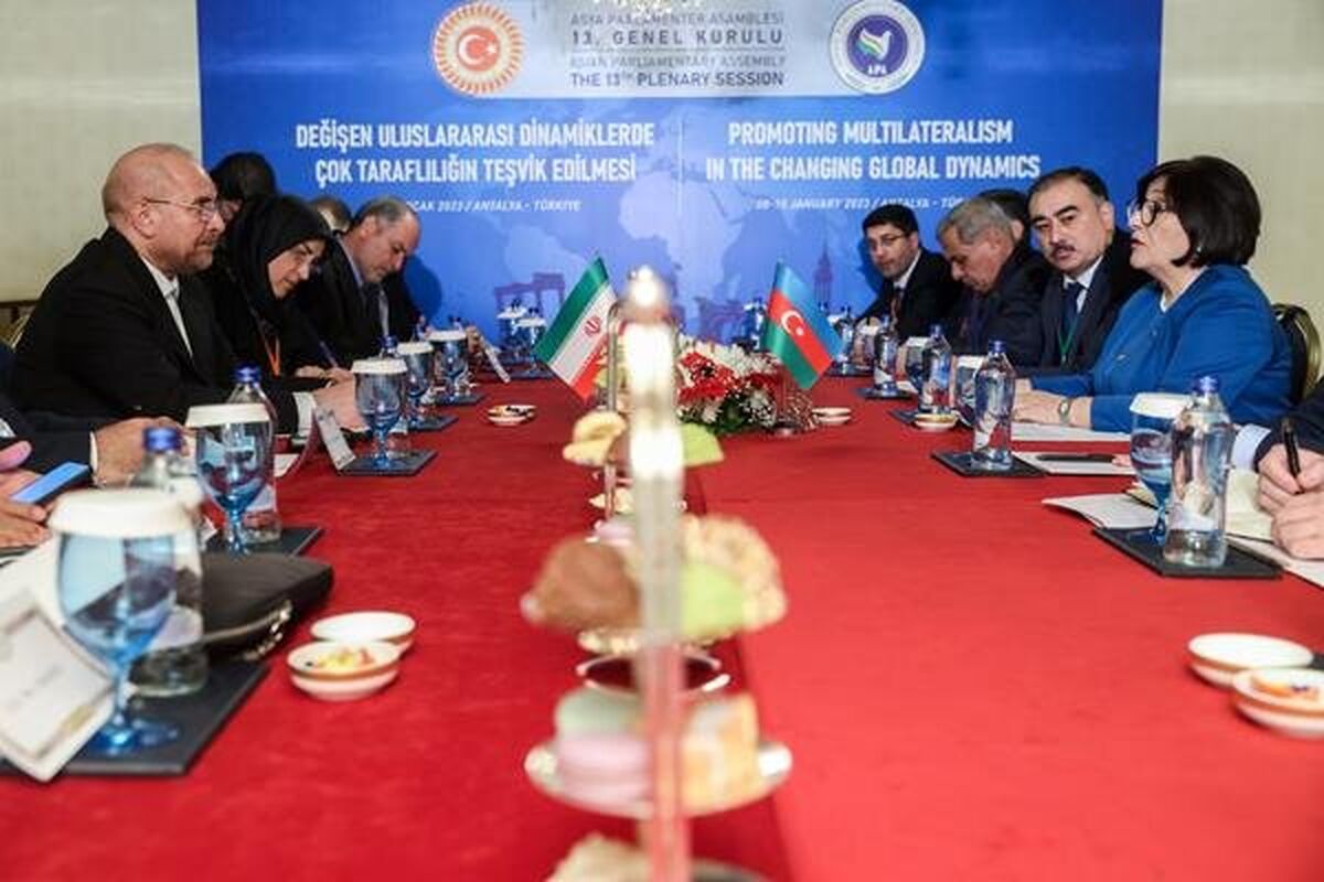 روسای مجلس ایران و آذربایجان
