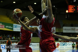 دیدار تیم های بسکتبال اکسون و مهرام - ۲۰ آبان ۱۳۹۸