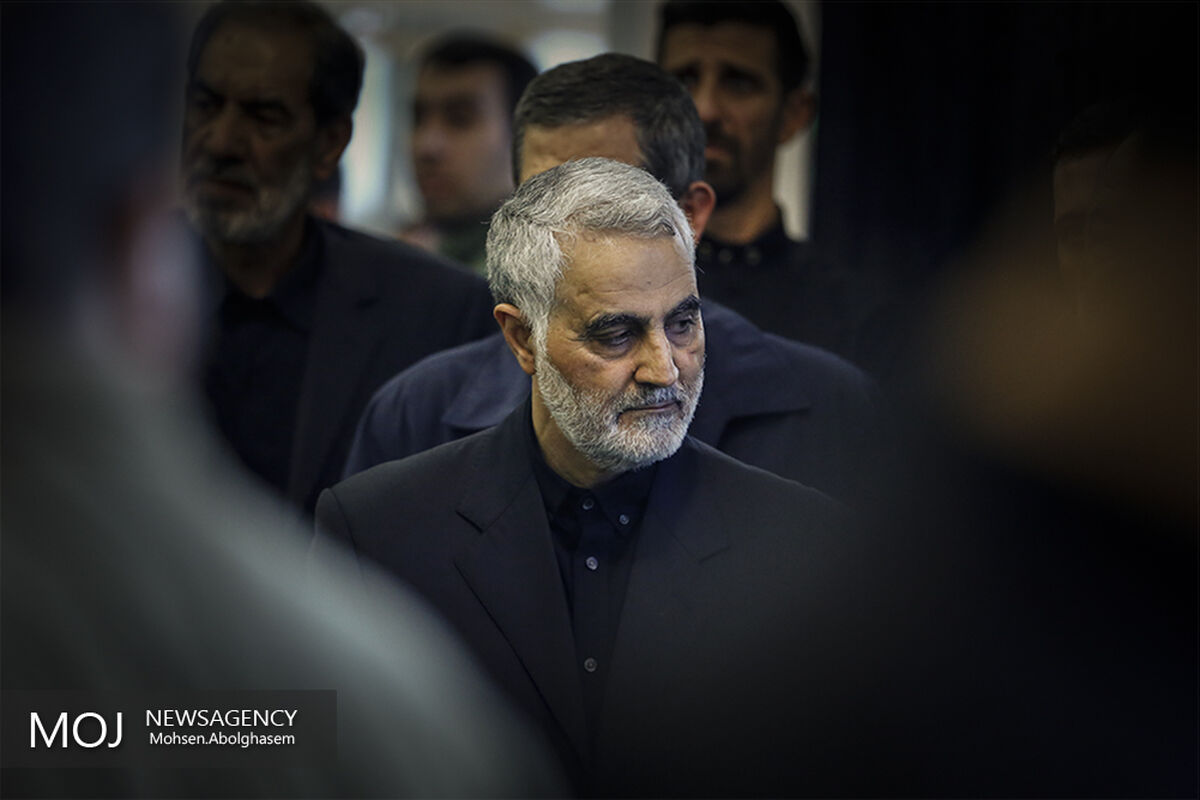 مراسم ختم پدر سرلشکر سلیمانی