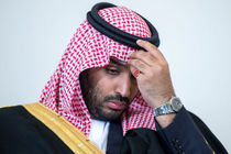 دیدار فرمانده تروریست‌های سنتکام با محمد بن سلمان