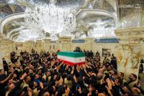 پیکرهای مطهر اعضای خانواده قائد شهید ایران به کاظمین منتقل شد