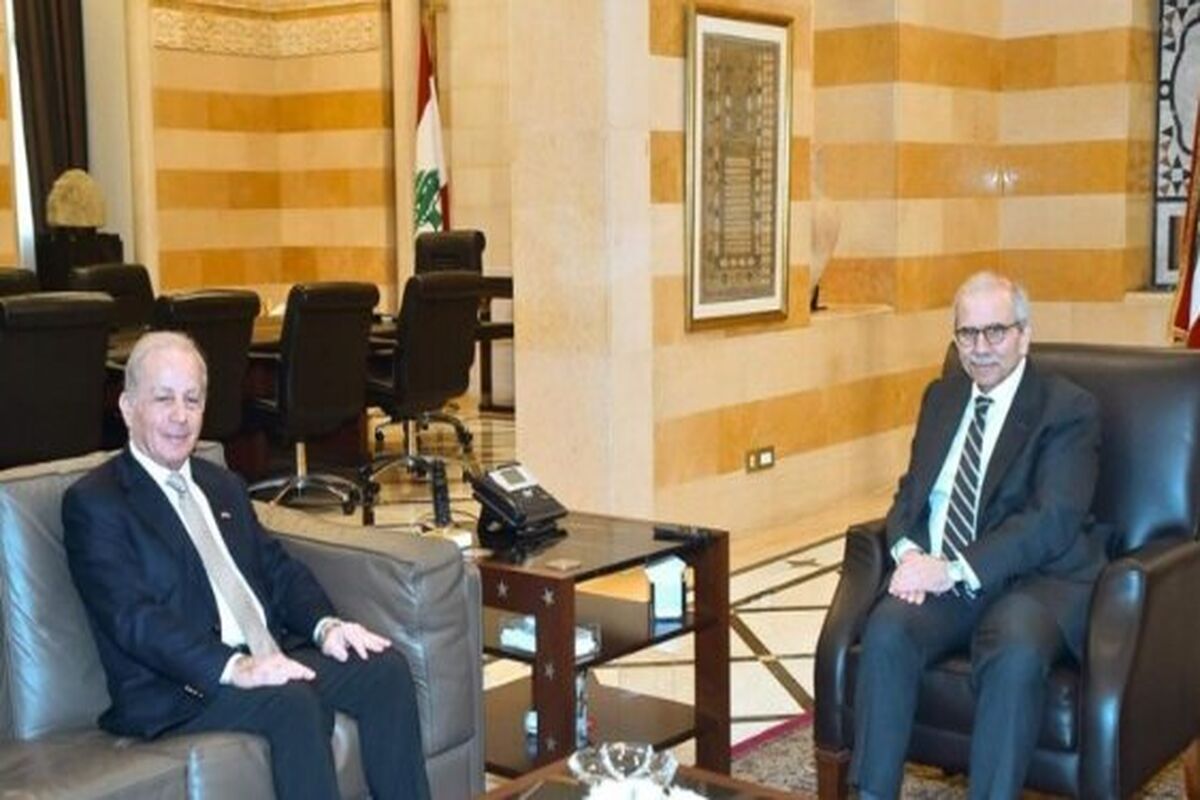 نخست‌وزیر لبنان در دیدار با سفیر آمریکا