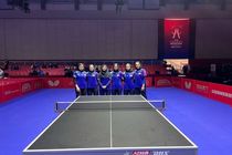 ملی پوشان تنیس روی میز بانوان ایران برابر لوکزامبورگ تن به شکست دادند