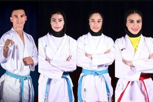 سه نماینده ایران در فینال کاراته قهرمانی آسیا مشخص شدند