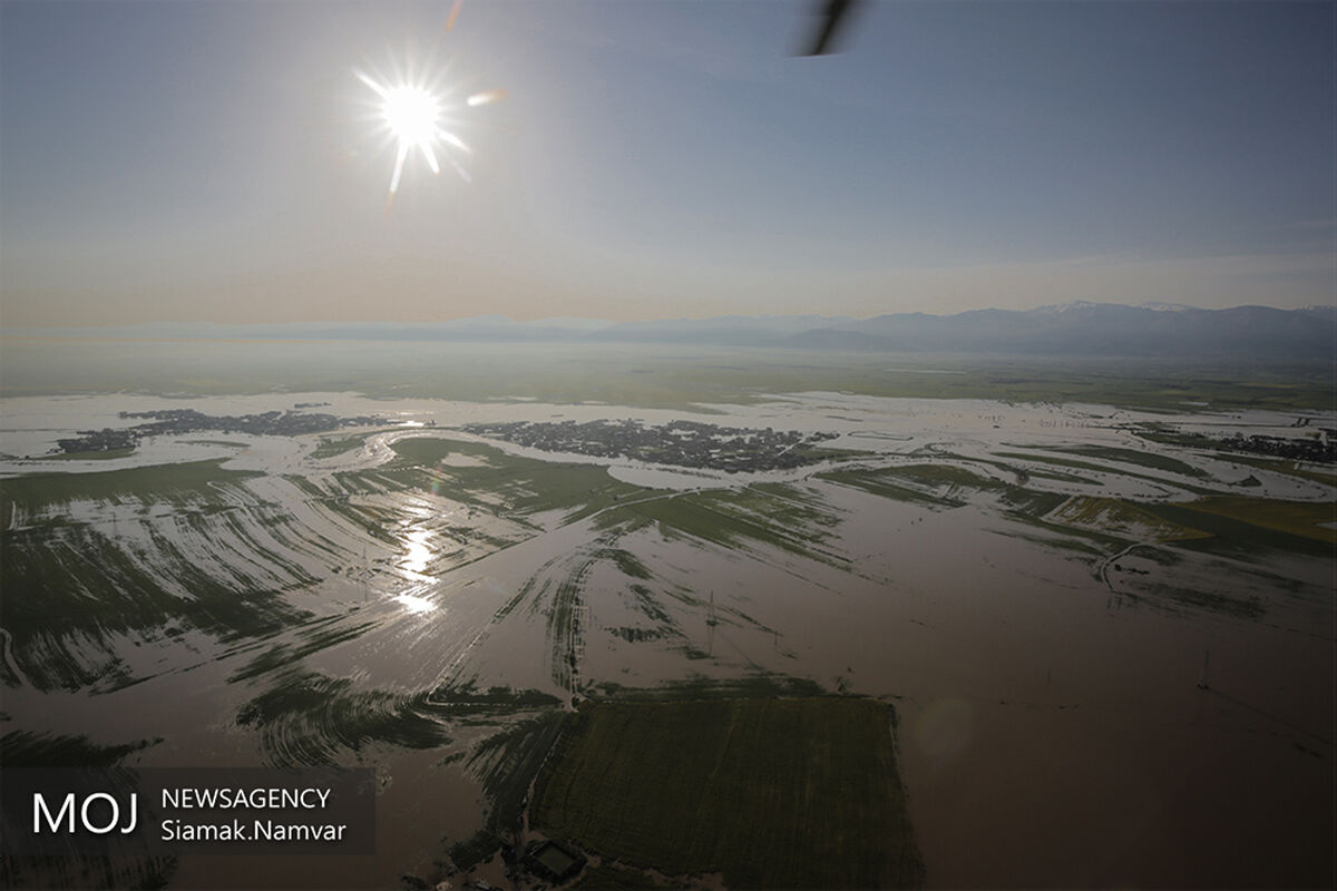 مناطق سیل زده استان گلستان