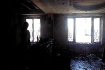 منزل مسکونی در آتش سوخت