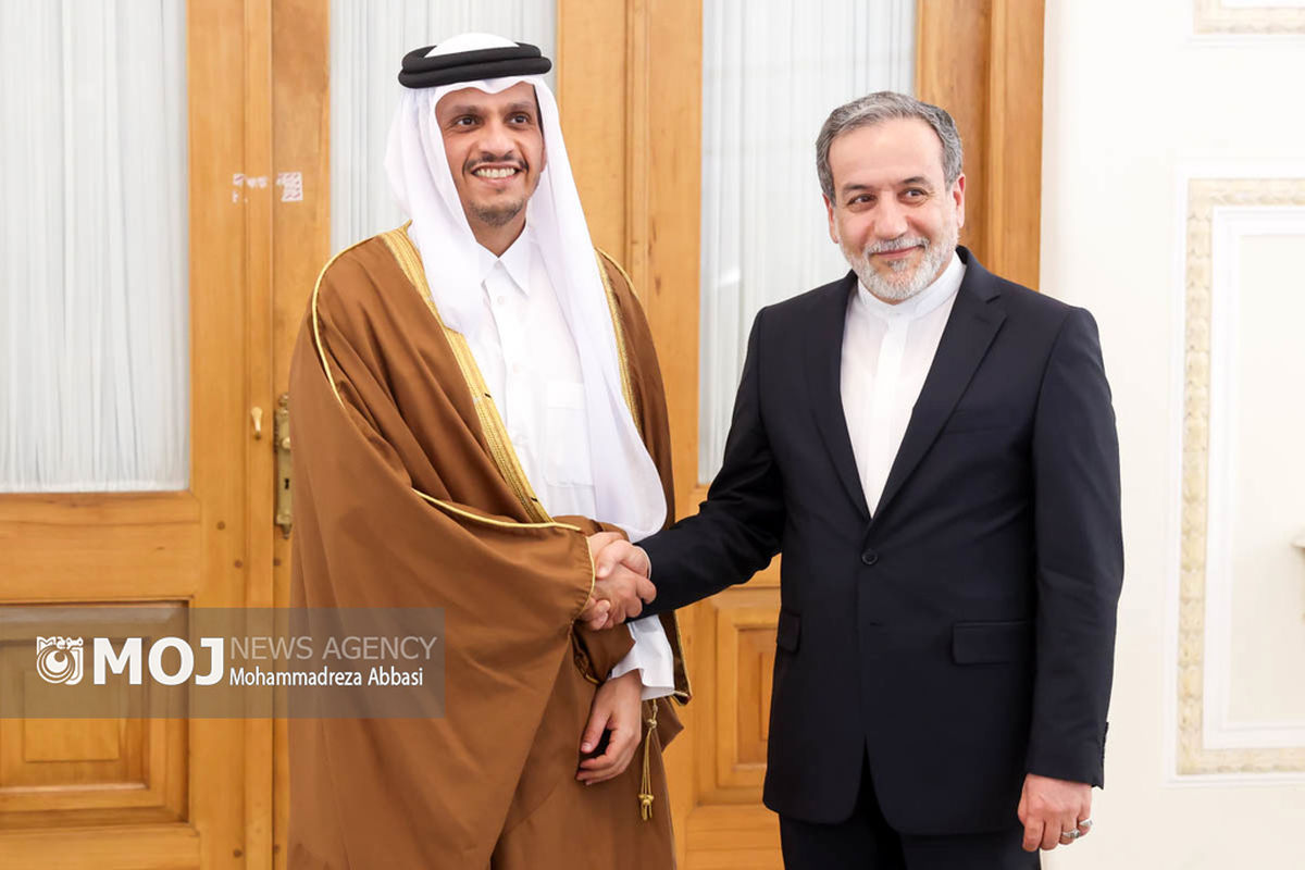 دیدار نخست‌وزیر و وزیر خارجه قطر با وزیر امور خارجه