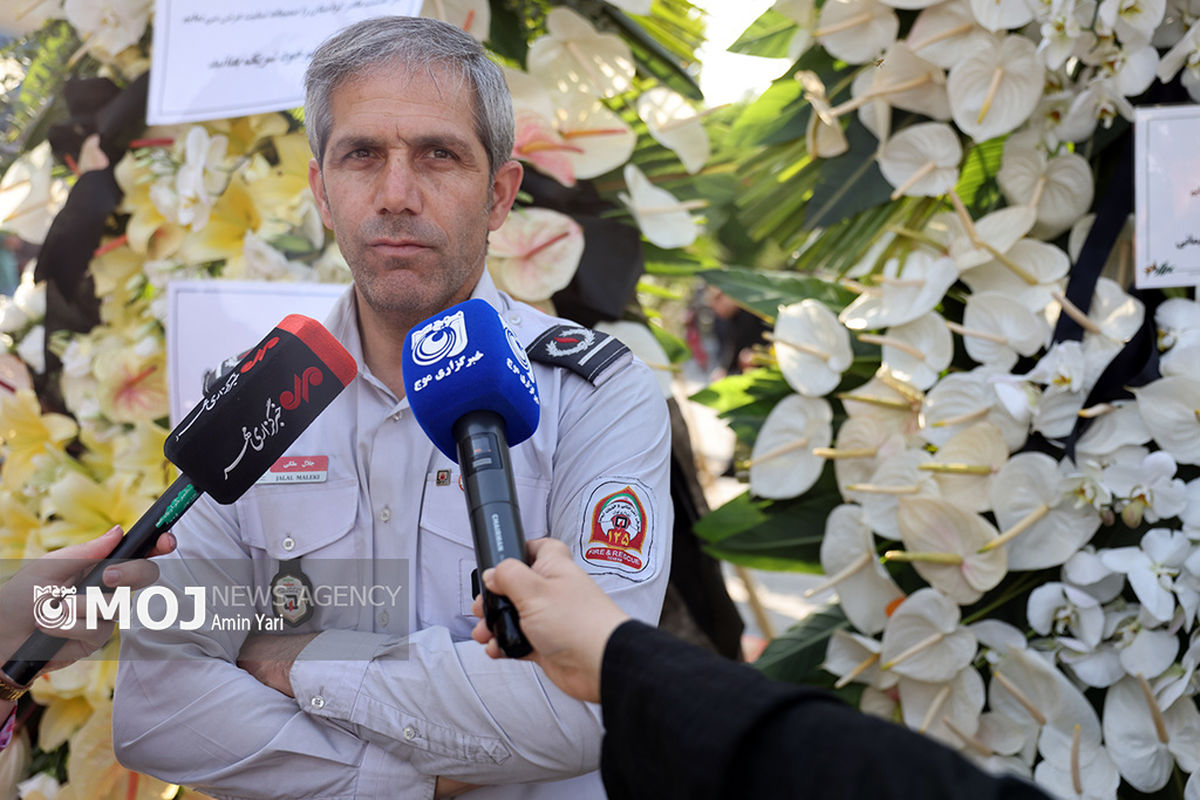 جلال ملکی سخنگوی آتش نشانی تهران