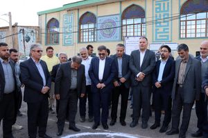 کلنگ‌زنی پروژه جمع‌آوری و انتقال فاضلاب شهر هشجین
