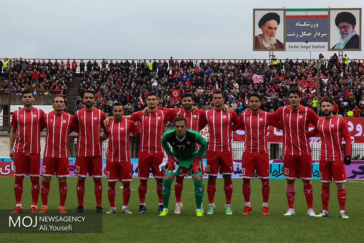 دیدار تیم های فوتبال سپید رود رشت  و سایپا