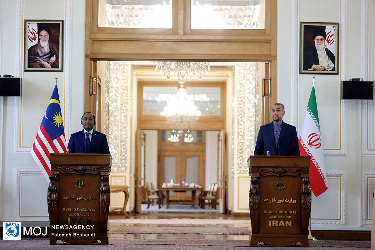 دیدار وزرای امور خارجه ایران و مالزی