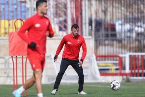 آخرین جلسه تمرینی تیم فوتبال پرسپولیس برگزار شد