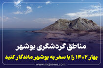 اینفوگرافیک/مناطق گردشگری بوشهر