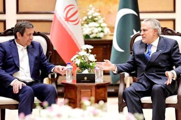 همتی با وزیر خارجه پاکستان دیدار کرد
