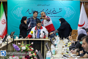 نشست خبری رییس جمعیت هلال احمر