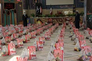 توزیع ۴۵۰۰ بسته معیشتی در  کاشان