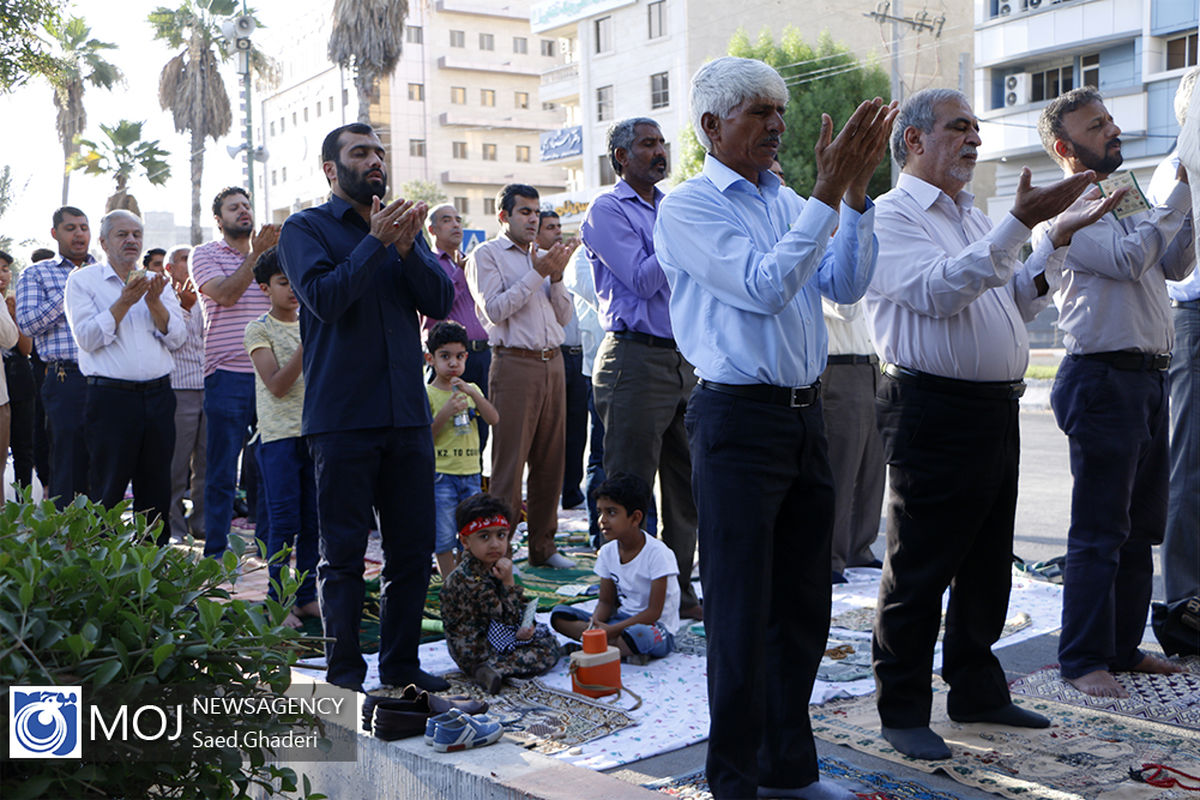 اقامه نماز عید سعید فطر در بندرعباس