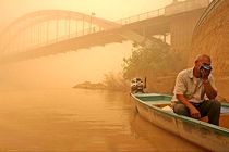 غلظت گرد و غبار در اهواز ۴ برابر حد مجاز / شاخص آلودگی در آبادان به بالای ۱۰۰۰ رسید