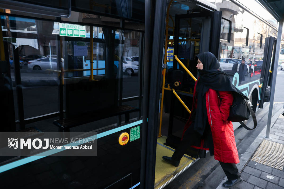 آغاز فعالیت اتوبوس های برقی در ۳ خط مرکز شهر تهران