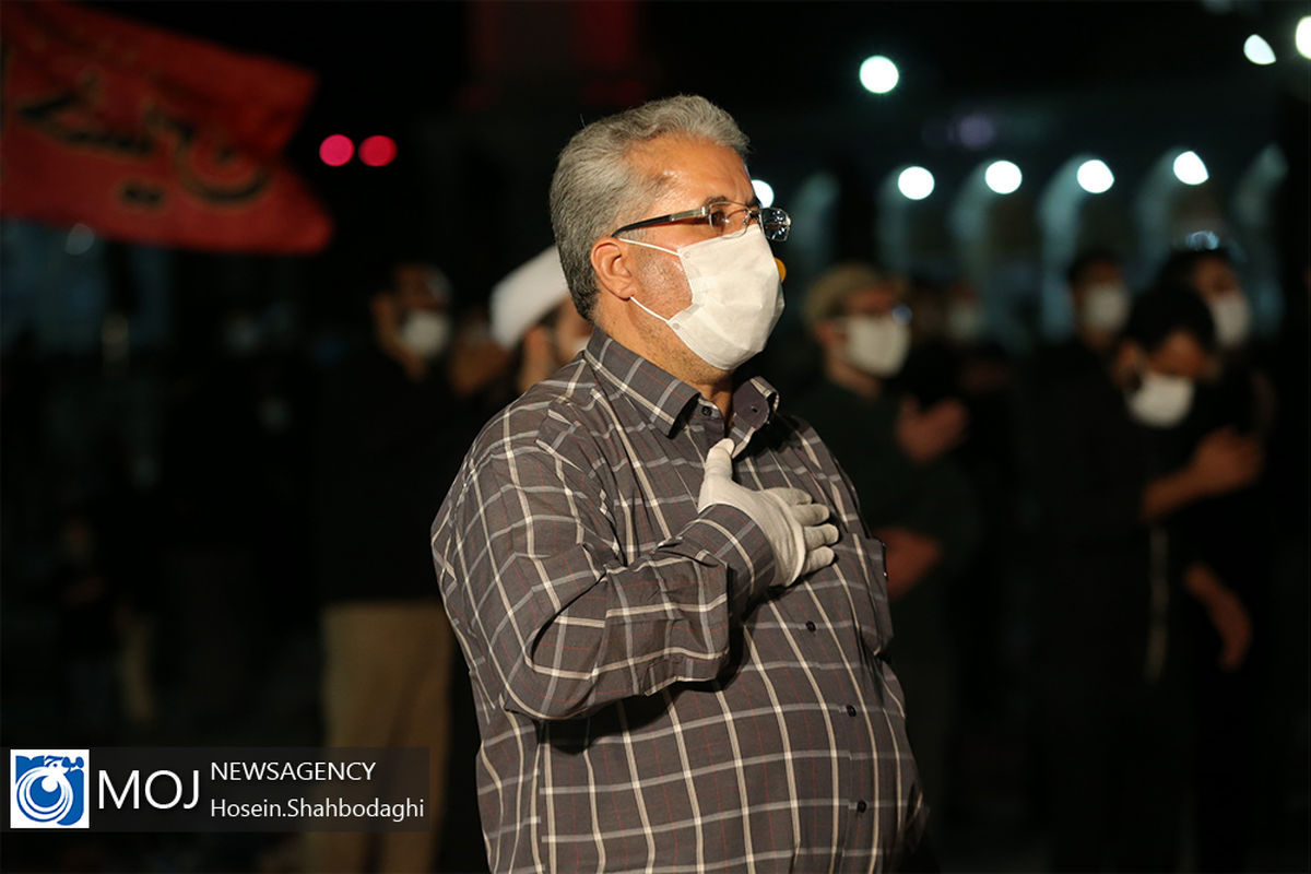 عزاداری شب ششم ماه محرم در مسجد مقدس جمکران