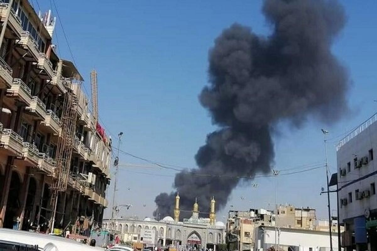 آتش سوزی در حرم امام حسین (ع)