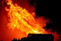  خودروهای پلیس بروکلین واقع در آمریکا به آتش کشیده شد