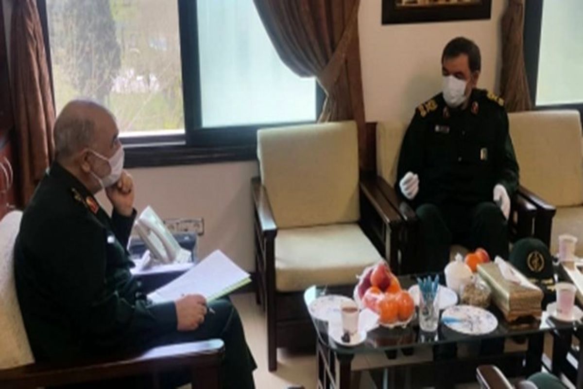 دیدار محسن رضایی با سرلشکر حسین سلامی