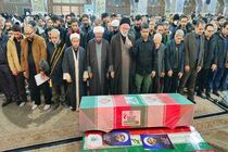 تشییع پیکر مطهر ۵ شهید مدافع وطن در شیراز