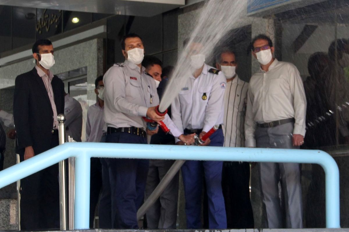 مانور آموزشی شرکت گاز اصفهان