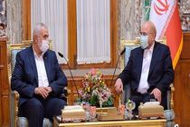 رئیس مجلس با رئیس دفتر سیاسی جنبش مقاومت دیدار کرد
