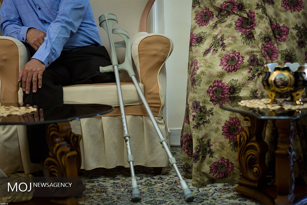 دیدار نمایندگان مقام معظم رهبری با جانبازان