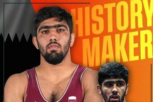 فرنگی کار سابق ایران توانست کشتی فرنگی قطر به مدال طلا برساند