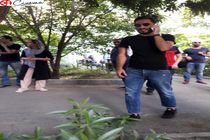 تجمع سکوت مقابل بیمارستان جم برگزار شد