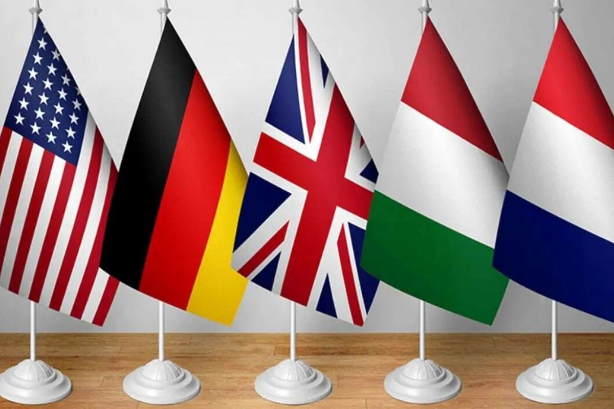 چهار کشور آمریکا، انگلیس، فرانسه و آلمان
