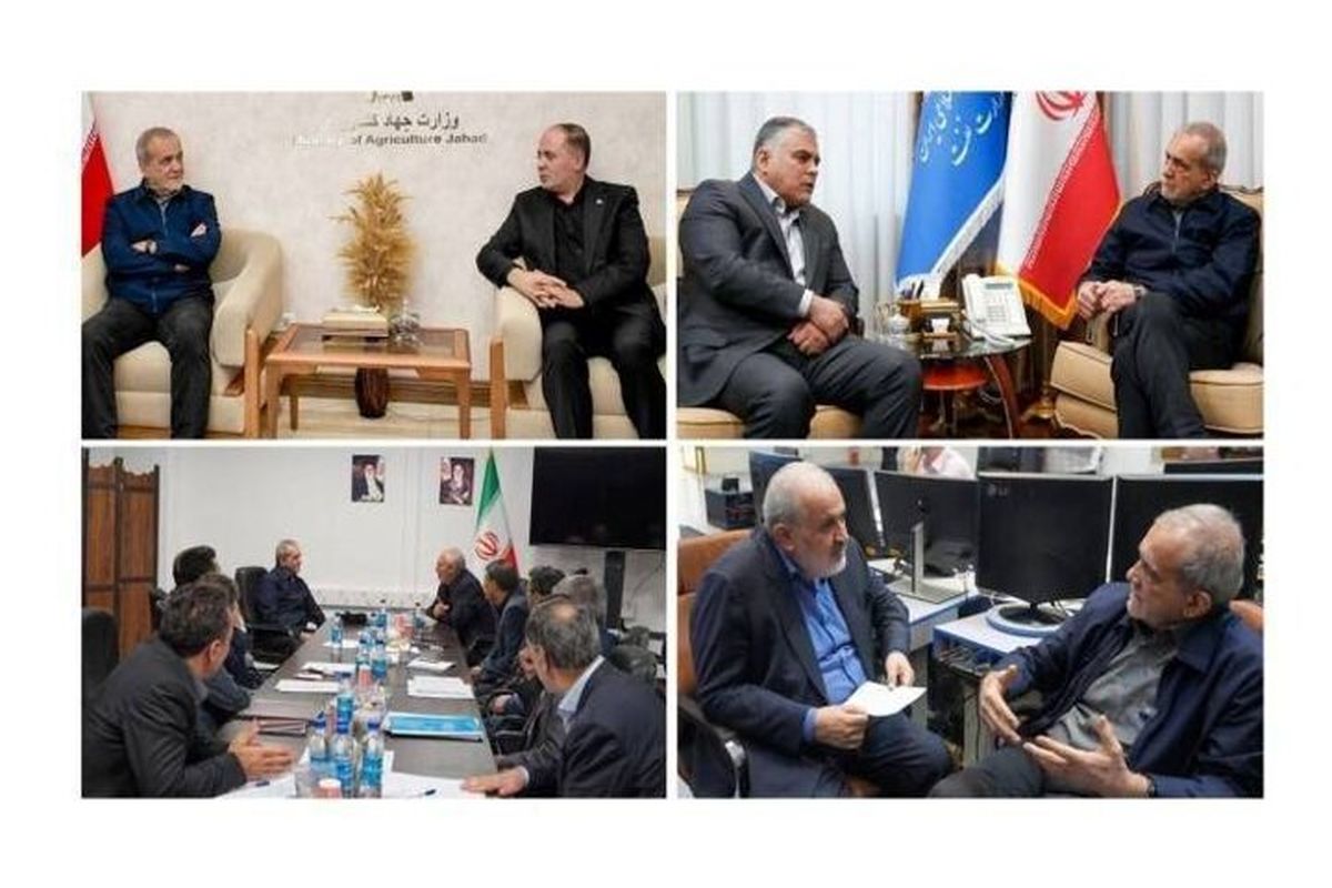 رئیس‌جمهور در بازدید از وزارتخانه‌های راهبردی