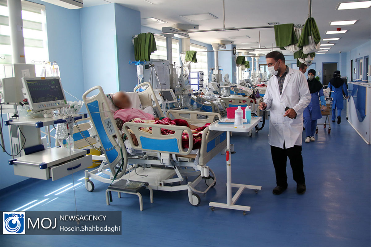 وضعیت بیمارستان فرقانی قم در روزهای کرونایی