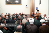 دیدار جمعی از فرماندهان نیروهای مسلح با فرمانده معظم کل قوا